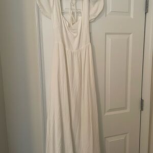 Worth Collective August open back maternity friendly dress